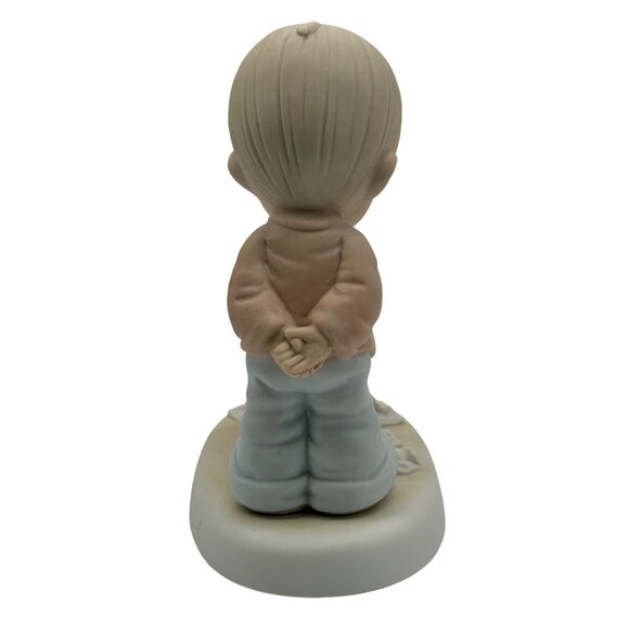 Precious Moments You Just Cannot Chuck A Good Friendship Figure PM-802 1987 - Picture 4 of 5